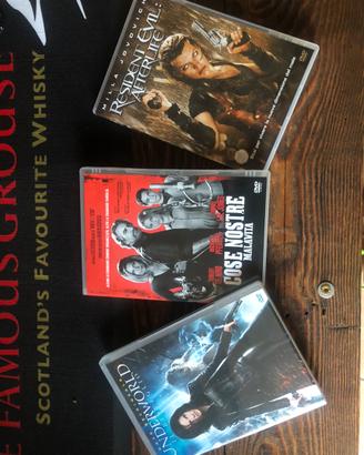 3 dvd usati : resident evil-cose nostre-underworld
