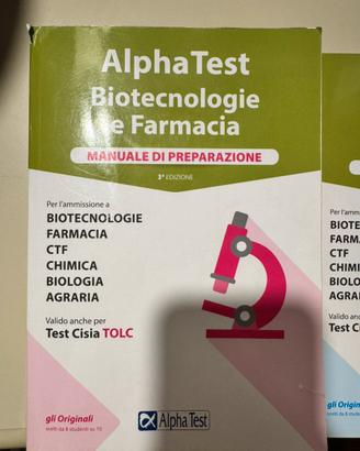 Alpha test Biotecnologie e Farmacia