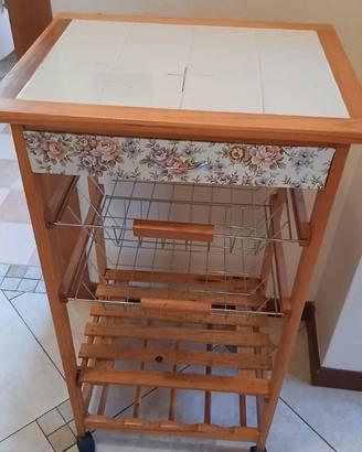 carrellino servitore cucina