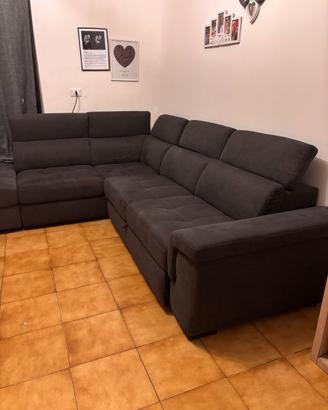 Divano letto angolare