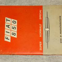 libretto uso e manutenzione fiat 850 super normale