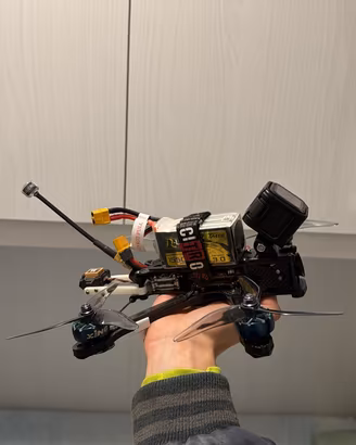 Drone fpv 5 pollici kit pronto al volo gia config