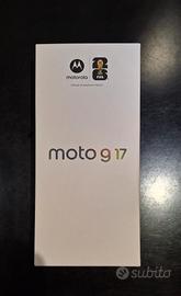 Motorola g17 nuovo ancora chiuso