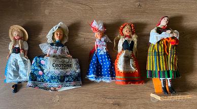 5 bamboline souvenir