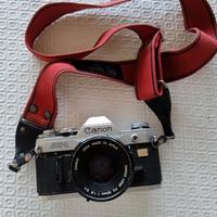 FOTOCAMERA CANON AE-1 con obiettivo