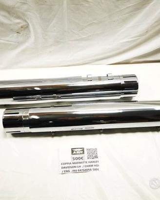 COPPIA MARMITTE HARLEY DAVIDSON FLHTCU ULTRA CLASS