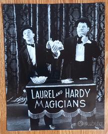 fotografia Laurel and Hardy prestigiatori