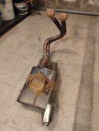 marmitta e portatarga originali Z650