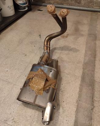 marmitta e portatarga originali Z650