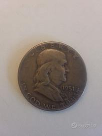 Moneta United States America Hale dollar 1951