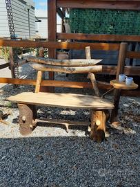 panca legno fai da te da giardino