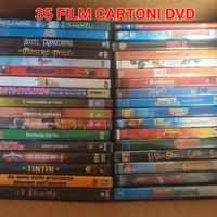 35 FILM CARTONI IN DVD + 13 VHS Varie 