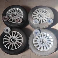 pneumatici 195/60/15 con cerchi lancia musa 