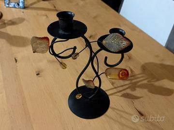 Portacandele di design a 2 bracci
