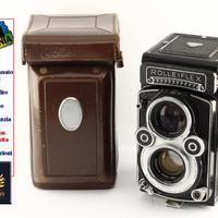 Rolleiflex 3,5F Planar White Face rara Telos