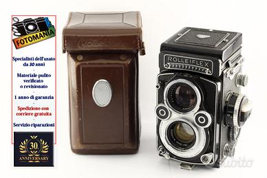 Rolleiflex 3,5F Planar White Face rara Telos