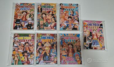 One piece party 1,2,3,4,5,6,7 collezione completa