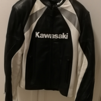 Giubbotto pelle Kawasaki