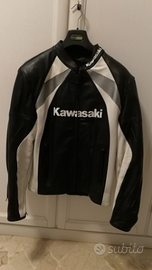 Giubbotto pelle Kawasaki