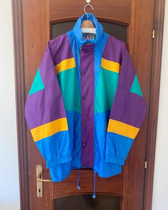 Vintage CMP Campagnolo 90s  colourblock windbreak
