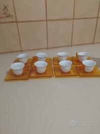 set di 8 tazzine da caffè 