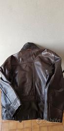 Giacca in pelle marrone Replay.m.L