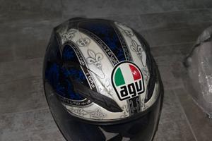  Set Moto Completo: Tuta in pelle M-TECH + Casco A