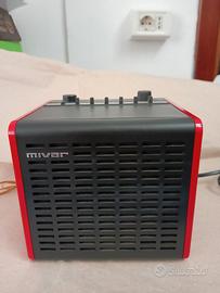 RADIO VINTAGE MIVAR CUBO R57 1977 ROSSA CON FM
