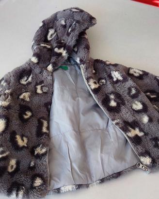PELLICCIA BAMBINA BENETTON 18 MESI