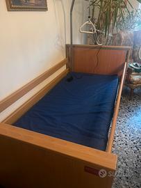 Letto ortopedico elettrico regolabile