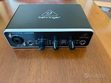 Behringer U-Phoria UMC22 – Scheda audio USB 2x2