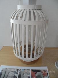 Lampada Design a Led, Ecologica-legno,metal,vetro