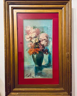 Olio su tela 35x53 Domenico Cirulli 1970