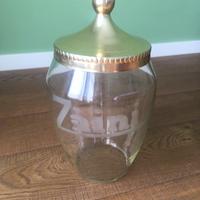 Vaso vetro soffiato Zaini vintage