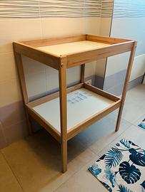 Fasciatoio Sniglar ikea faggio/bianco 53x72x87