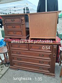 ciaoo cedoo 2 cassettiera + comodini 