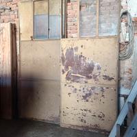 porta garage portone doppie ante in ferro