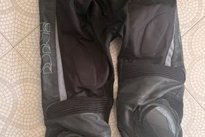Pantaloni moto pelle iXS con saponette TG 52
