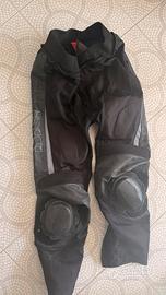 Pantaloni moto pelle iXS con saponette TG 52