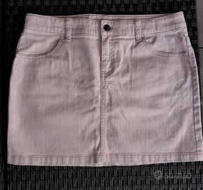 Minigonna Jeans Rosa Ragazza