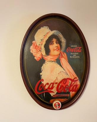 Quadro ovale coca cola