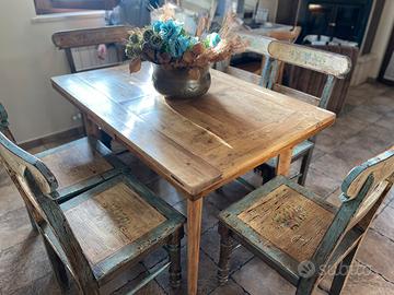 Tavolo legno massello