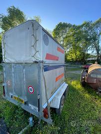 Trailer trasporto cavalli 2 posti