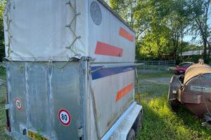 Trailer trasporto cavalli 2 posti