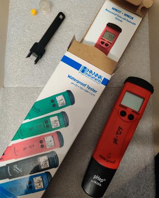 PH tester per valori dell'acqua 