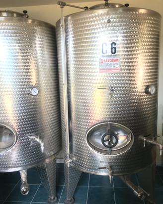 Serbatoio acciaio inox 1500 litri usato