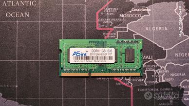 RAM ASINT 1GB DDR3 1333MHz (PC3-10600S) - Notebook