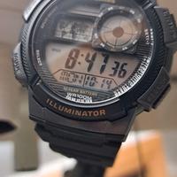 Casio World Time 5 Alarms Illumitator