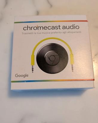 Chromecast Audio con scatola e accessori