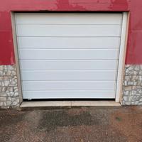 Portone sezionale garage con motore elettrico